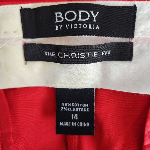 Body by Victoria “The Christie Fit” Red Trousers – Size 14 - Picture 4 of 6